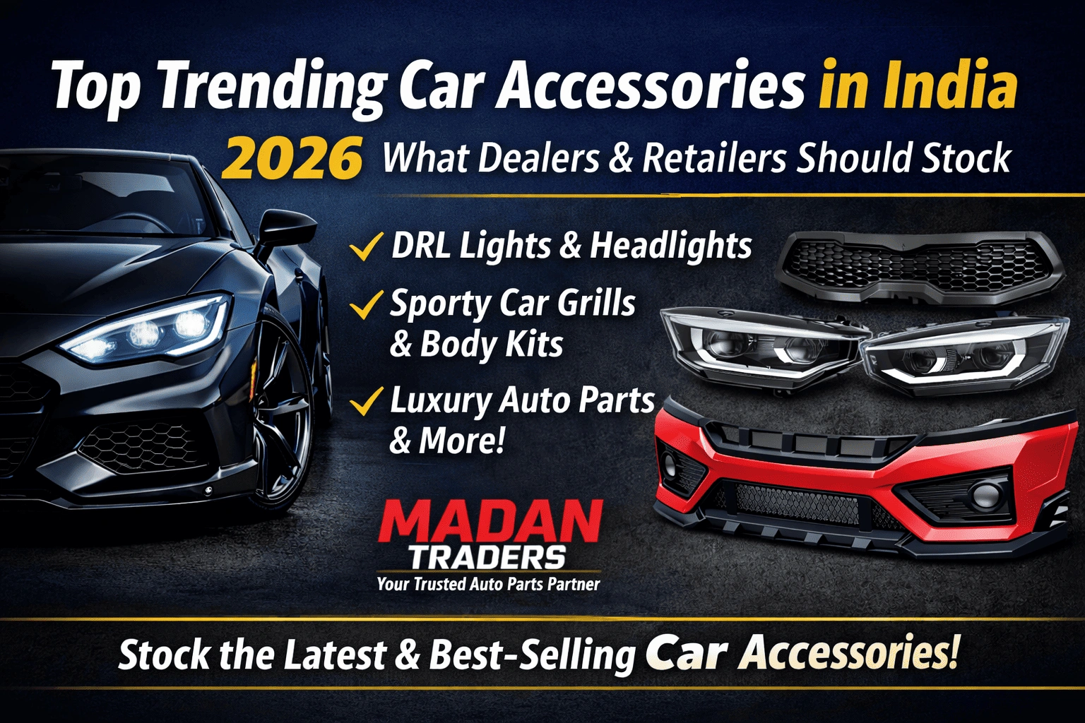 Top Trending Car Accessories in India: What Dealers & Retailers Should Stock in 2026
