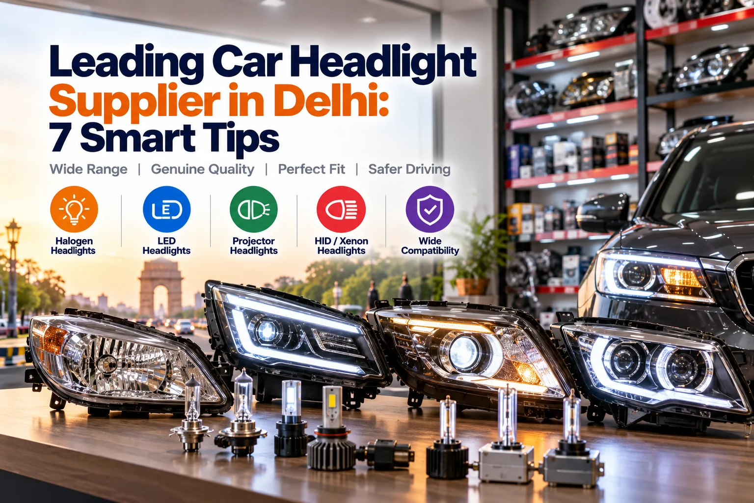 Leading Car Headlight Supplier in Delhi