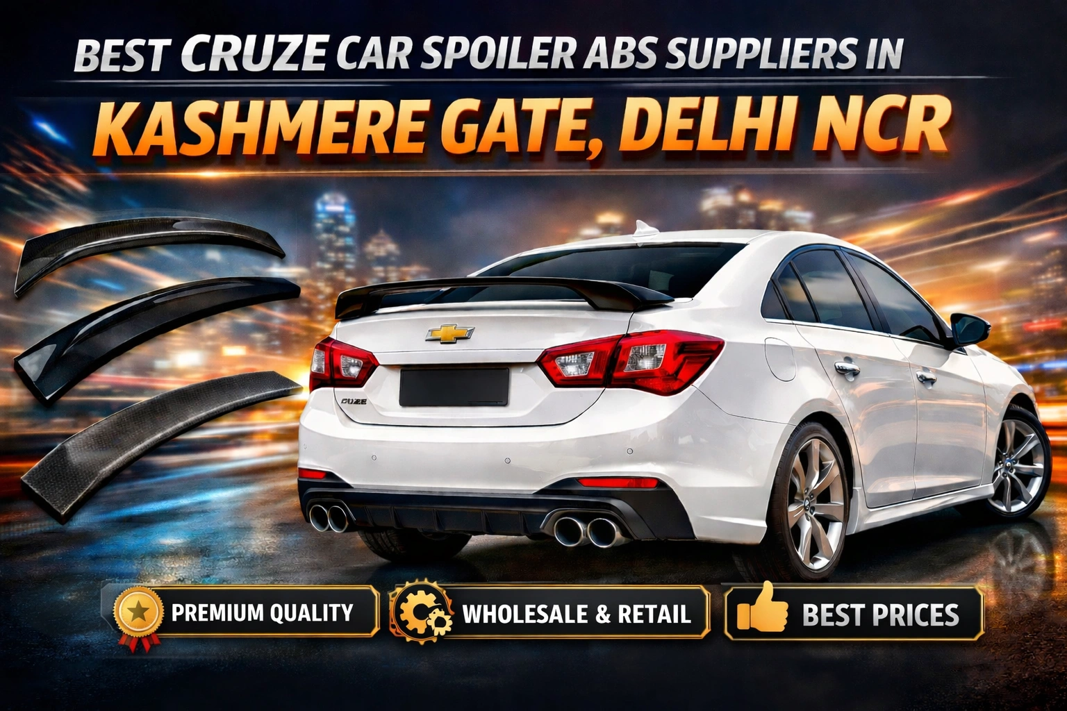 Cruze Car Spoiler ABS Suppliers