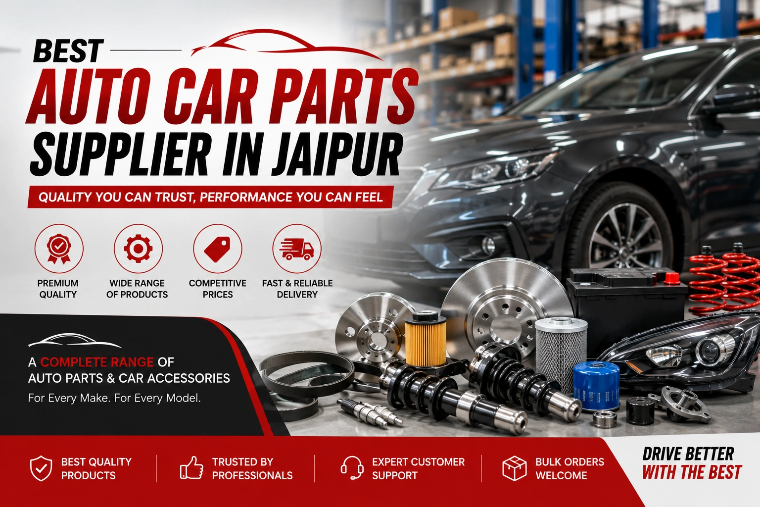 Auto Car parts Supplier in Jaipur