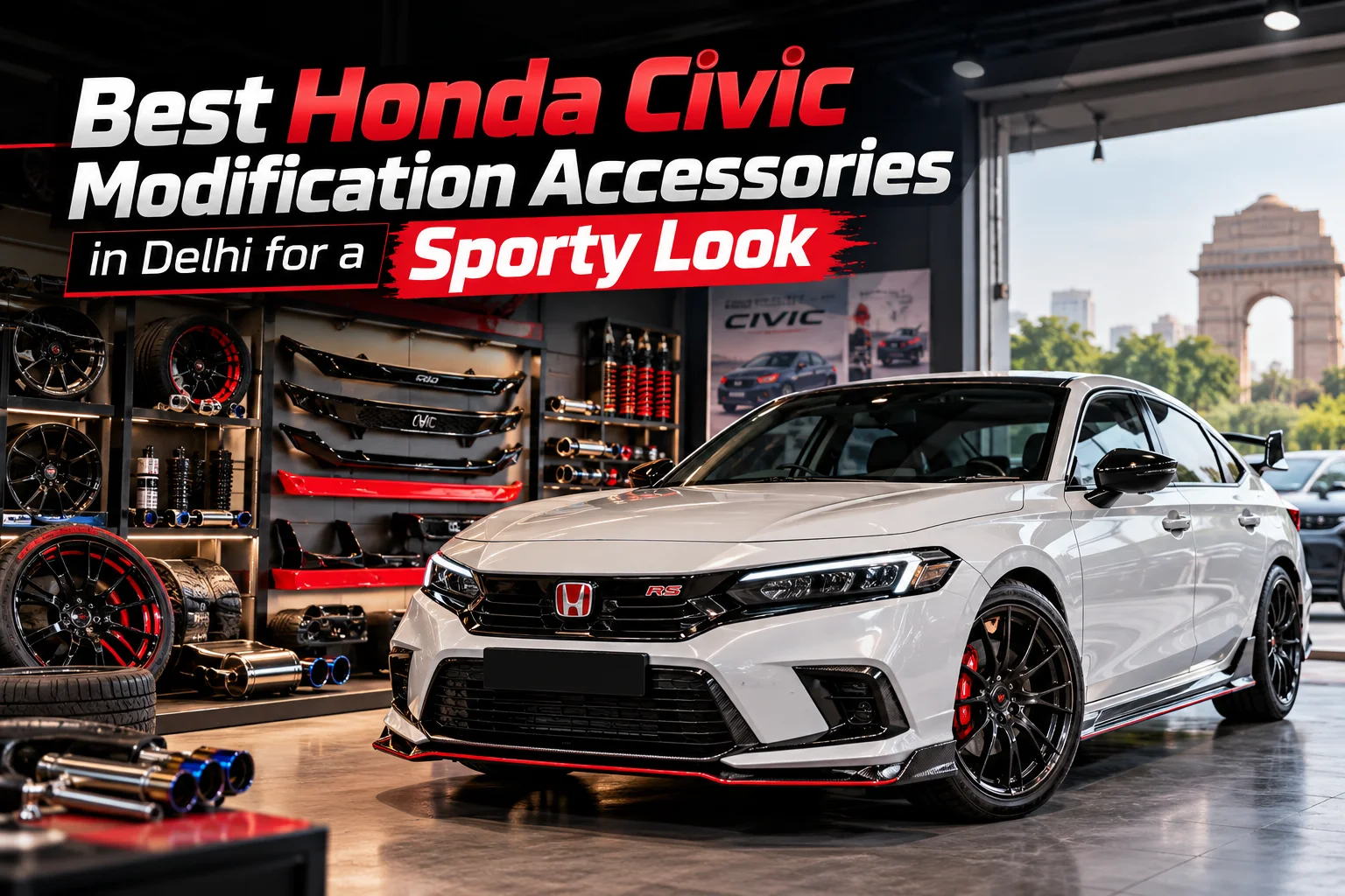 Honda Civic Modification Accessories in Delhi